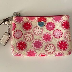 Coach Hand Wallet, flower print